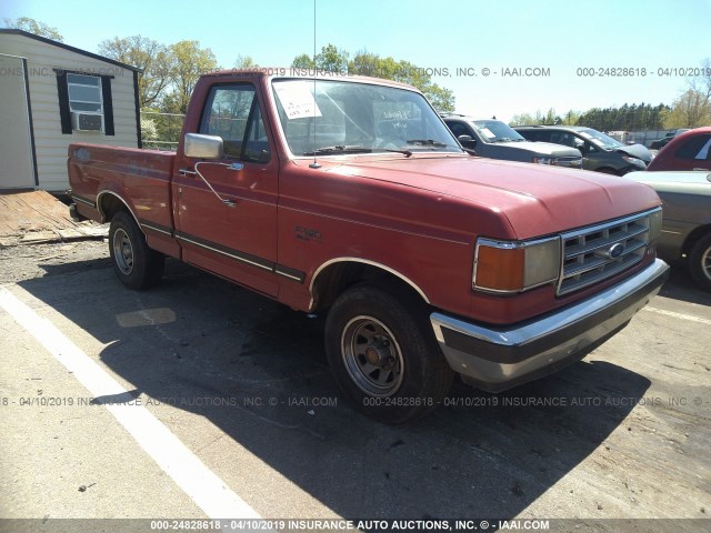 1FTDF15H7JNA23669 - 1988 FORD F150 RED photo 1