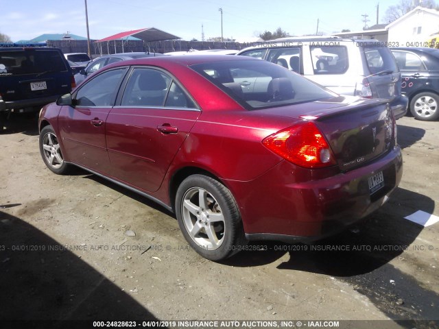 1G2ZG57N384142434 - 2008 PONTIAC G6 SE MAROON photo 3