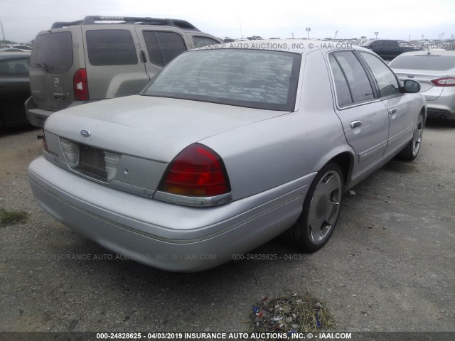 2FAFP73W81X128302 - 2001 FORD CROWN VICTORIA  SILVER photo 4