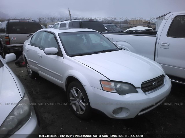 4S4BL84C254223591 - 2005 SUBARU LEGACY OUTBACK 3.0R WHITE photo 1