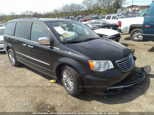 2C4RC1CG5DR512412 - 2013 CHRYSLER TOWN & COUNTRY TOURING L BLACK photo 1