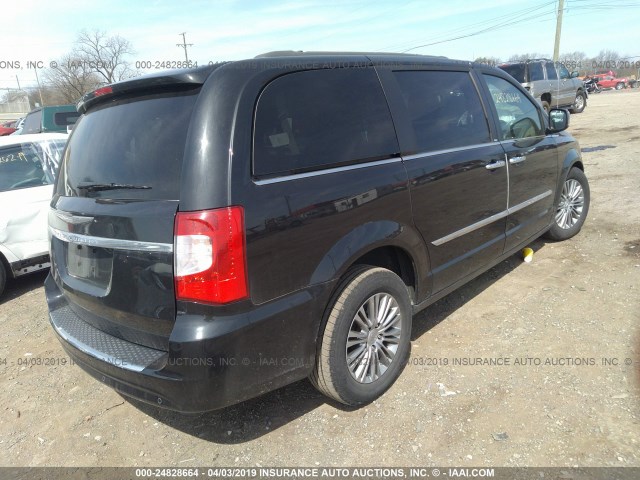 2C4RC1CG5DR512412 - 2013 CHRYSLER TOWN & COUNTRY TOURING L BLACK photo 4