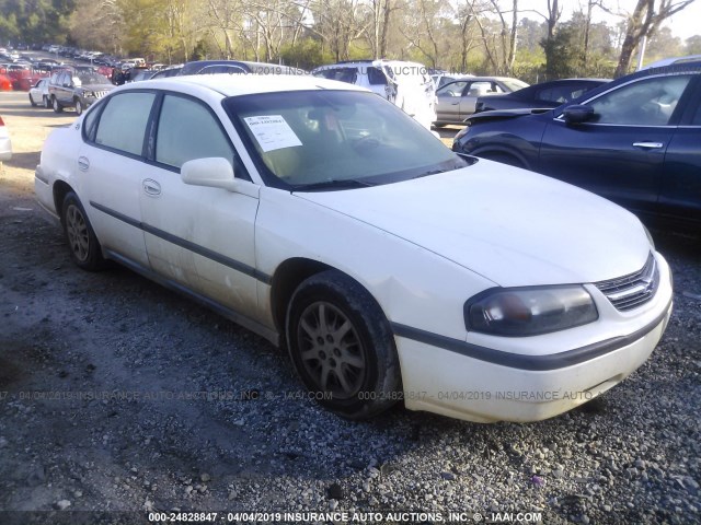 2G1WF52E319158976 - 2001 CHEVROLET IMPALA WHITE photo 1