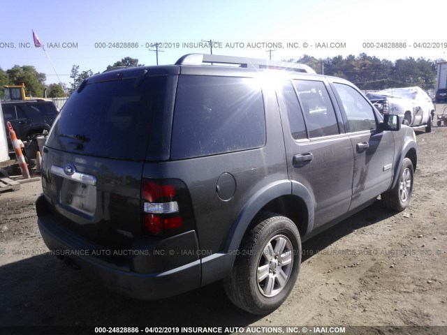 1FMEU63E97UB32385 - 2007 FORD EXPLORER XLT BROWN photo 4