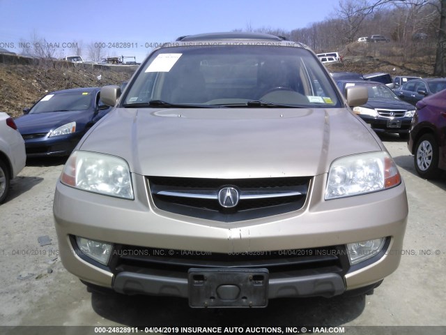 2HNYD18872H523046 - 2002 ACURA MDX TOURING GOLD photo 6