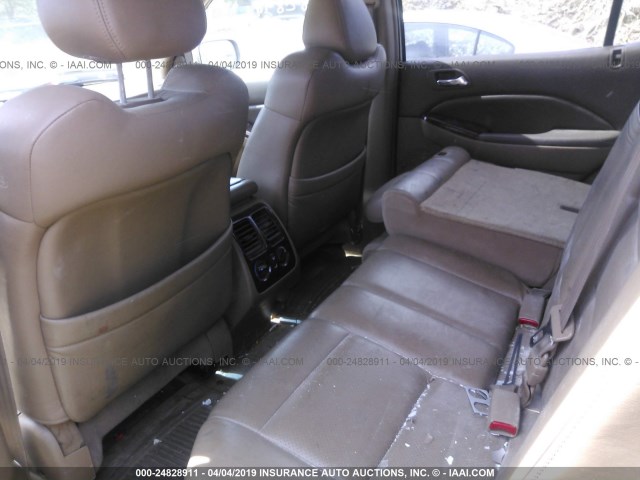 2HNYD18872H523046 - 2002 ACURA MDX TOURING GOLD photo 8