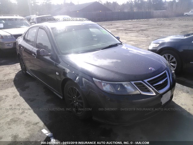 YS3FB49Y681128942 - 2008 SAAB 9-3 2.0T BLACK photo 1