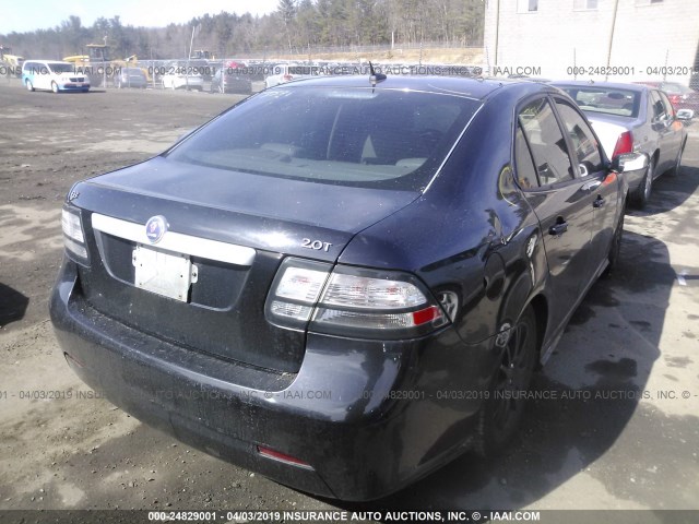 YS3FB49Y681128942 - 2008 SAAB 9-3 2.0T BLACK photo 4