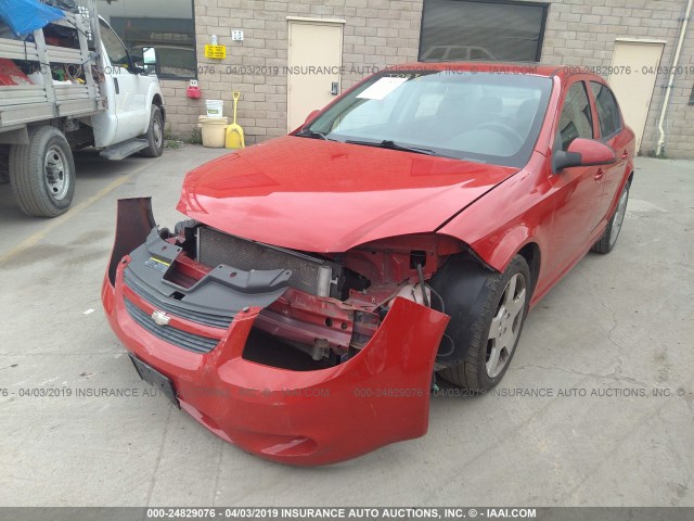 1G1AF5F52A7122881 - 2010 CHEVROLET COBALT 2LT RED photo 2