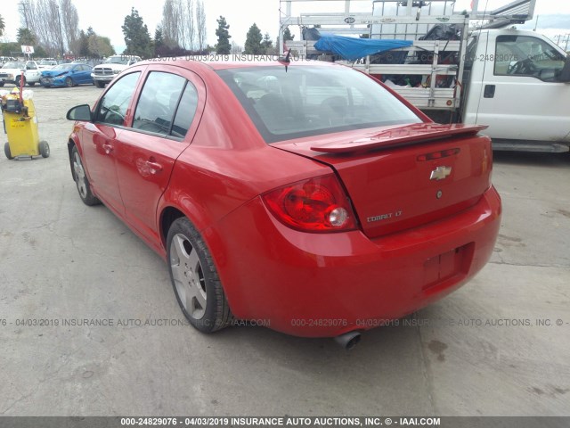 1G1AF5F52A7122881 - 2010 CHEVROLET COBALT 2LT RED photo 3