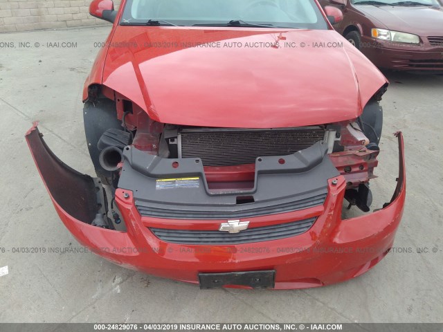 1G1AF5F52A7122881 - 2010 CHEVROLET COBALT 2LT RED photo 6