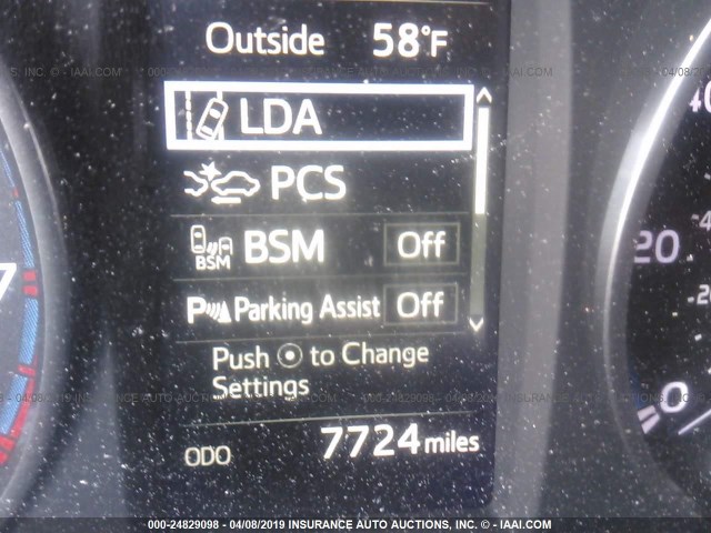 2T3RFREV6JW750532 - 2018 TOYOTA RAV4 ADVENTURE/XLE BLUE photo 7