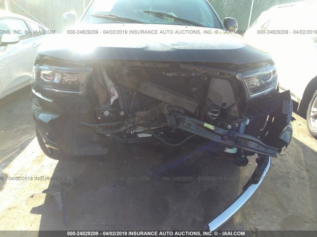 1C4RDJAG6EC349554 - 2014 DODGE DURANGO SXT BLACK photo 6