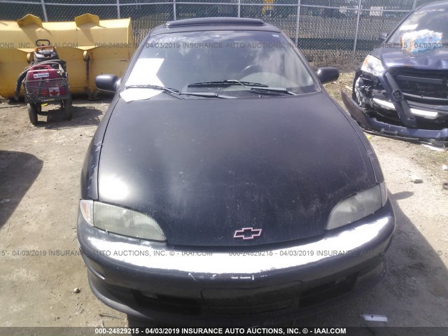 1G1JF12T6W7118191 - 1998 CHEVROLET CAVALIER Z24 BLACK photo 6