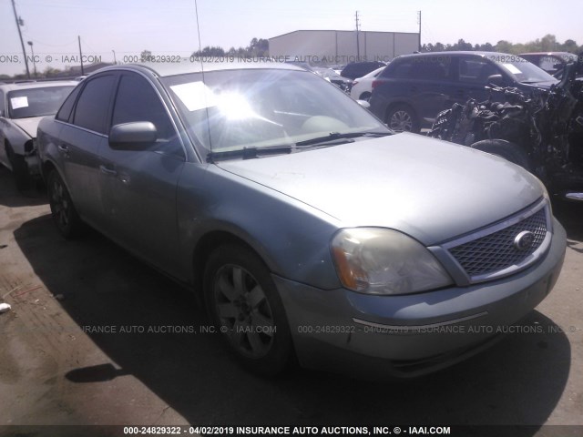 1FAHP24117G155340 - 2007 FORD FIVE HUNDRED SEL GREEN photo 1