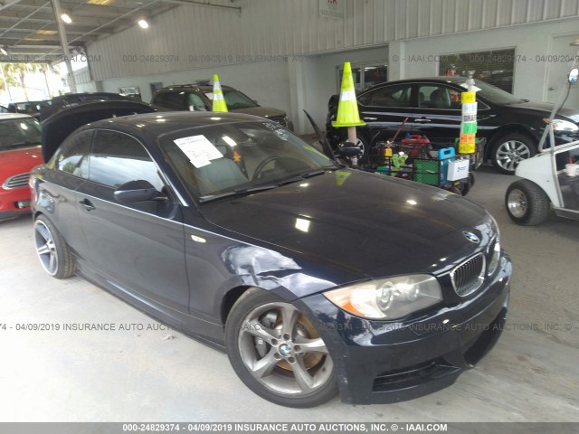 WBAUC73568VF22431 - 2008 BMW 135 I BLUE photo 1