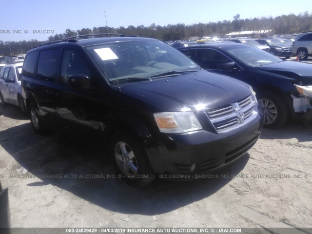 2D8HN54P58R131467 - 2008 DODGE GRAND CARAVAN SXT BLACK photo 1