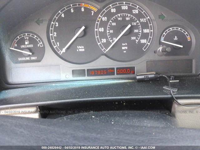 WBAEF8325VCC31434 - 1997 BMW 840 CI AUTOMATIC BLUE photo 7