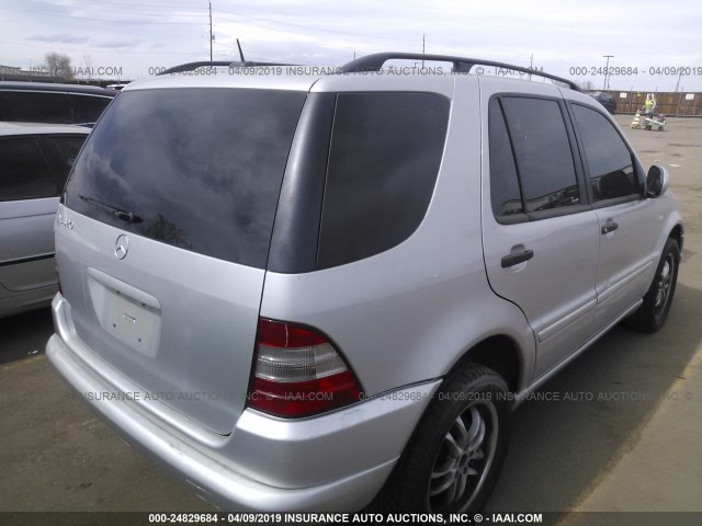 4JGAB54E51A281494 - 2001 MERCEDES-BENZ ML 320 SILVER photo 6