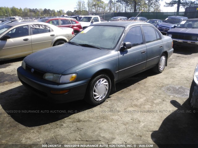 2T1AE09B5SC123411 - 1995 TOYOTA COROLLA LE/DX BLUE photo 2