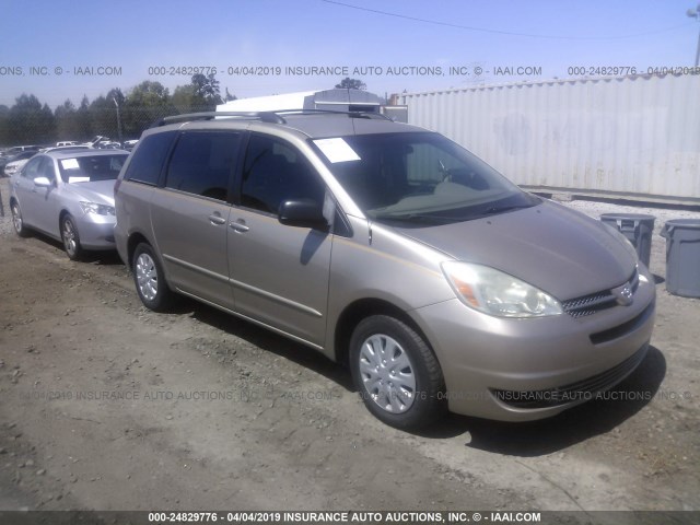 5TDZA23C64S187978 - 2004 TOYOTA SIENNA CE/LE GOLD photo 1