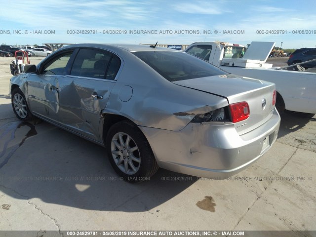 1G4HD57268U179186 - 2008 BUICK LUCERNE CXL SILVER photo 3