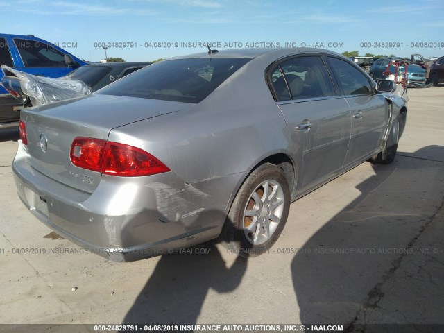 1G4HD57268U179186 - 2008 BUICK LUCERNE CXL SILVER photo 4