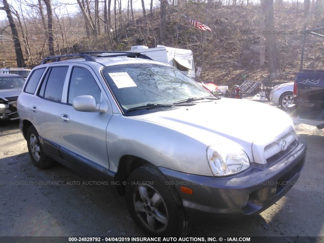 KM8SC73D46U041686 - 2006 HYUNDAI SANTA FE GLS/LIMITED SILVER photo 1