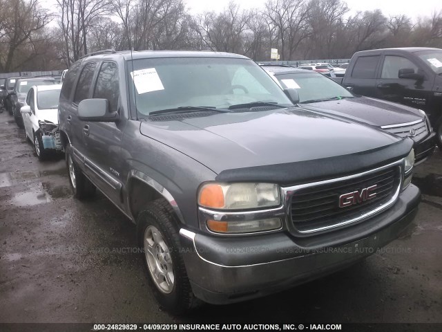 1GKEK13TX1R164935 - 2001 GMC YUKON GRAY photo 1