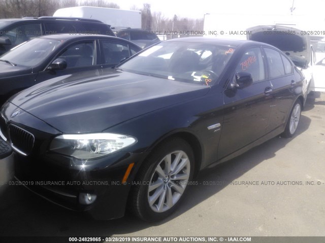 WBAXH5C55CDW02298 - 2012 BMW 528 XI BLACK photo 2