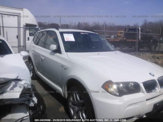 WBXPA934X6WD31842 - 2006 BMW X3 3.0I WHITE photo 1