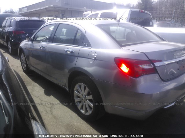 1C3CCBCG0EN125488 - 2014 CHRYSLER 200 LIMITED GRAY photo 3