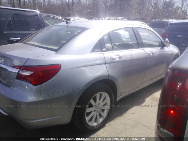 1C3CCBCG0EN125488 - 2014 CHRYSLER 200 LIMITED GRAY photo 4