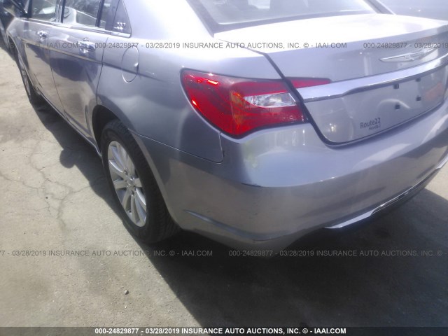 1C3CCBCG0EN125488 - 2014 CHRYSLER 200 LIMITED GRAY photo 6