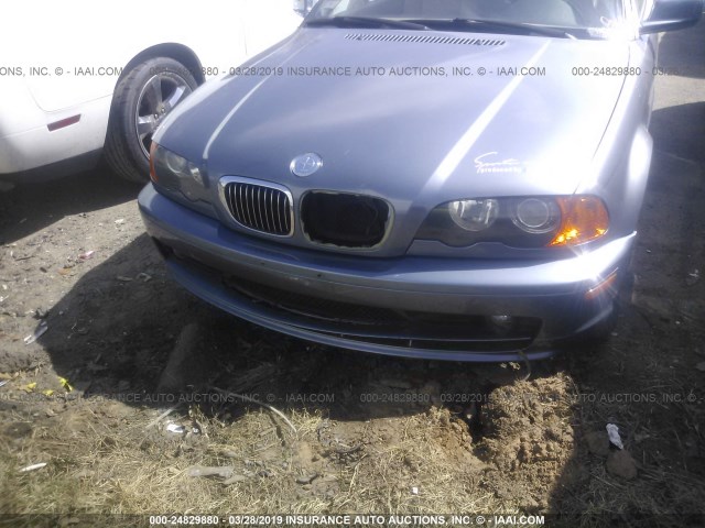 WBABS33492PG88397 - 2002 BMW 325 CI BLUE photo 6