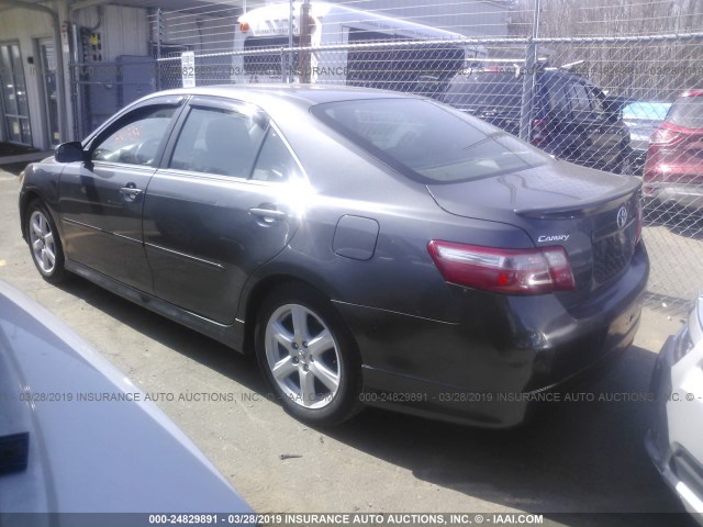 4T1BE46K97U728103 - 2007 TOYOTA CAMRY NEW GENERAT CE/LE/XLE/SE GRAY photo 3