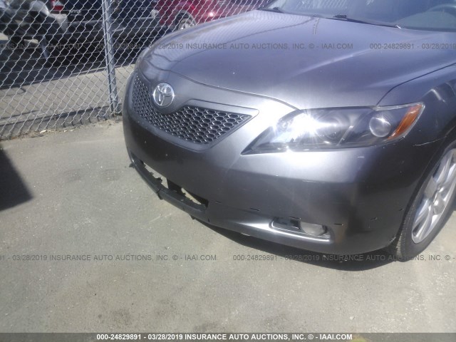 4T1BE46K97U728103 - 2007 TOYOTA CAMRY NEW GENERAT CE/LE/XLE/SE GRAY photo 6