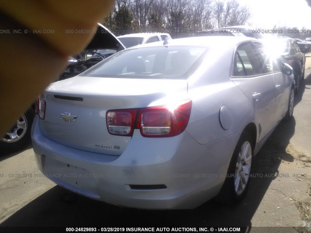 1G11D5RR5DF108410 - 2013 CHEVROLET MALIBU 1LT ვერცხლისფერი ფოტო 4
