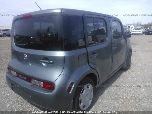 JN8AZ2KR9BT201533 - 2011 NISSAN CUBE S/SL/KROM GRAY photo 4