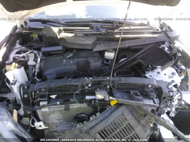 5N1DR2MM0HC679838 - 2017 NISSAN PATHFINDER S/SV/SL/PLATINUM WHITE photo 10