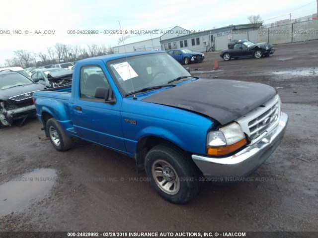 1FTYR10C5XUA51912 - 1999 FORD RANGER BLUE photo 1