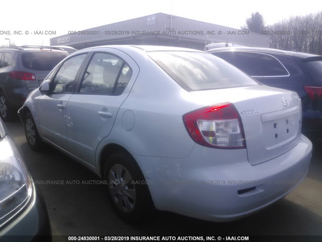 JS2YC5A28B6304111 - 2011 SUZUKI SX4 LE WHITE photo 3