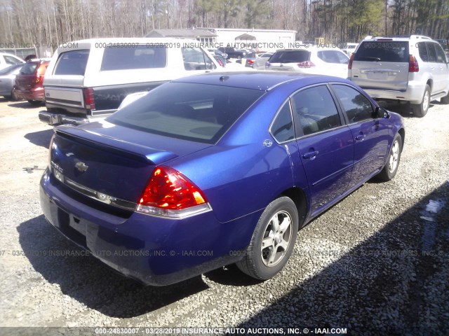 2G1WU581169308312 - 2006 CHEVROLET IMPALA LTZ PURPLE photo 4