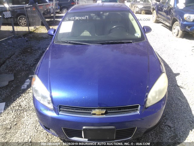 2G1WU581169308312 - 2006 CHEVROLET IMPALA LTZ PURPLE photo 6