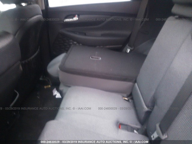 5NMS33AD4KH050146 - 2019 HYUNDAI SANTA FE BLUE photo 8