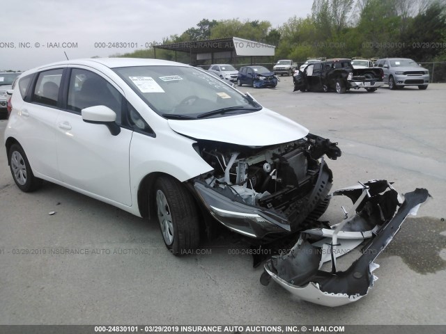 3N1CE2CP2JL352703 - 2018 NISSAN VERSA NOTE S/S PLUS/SV/SL/SR WHITE photo 1