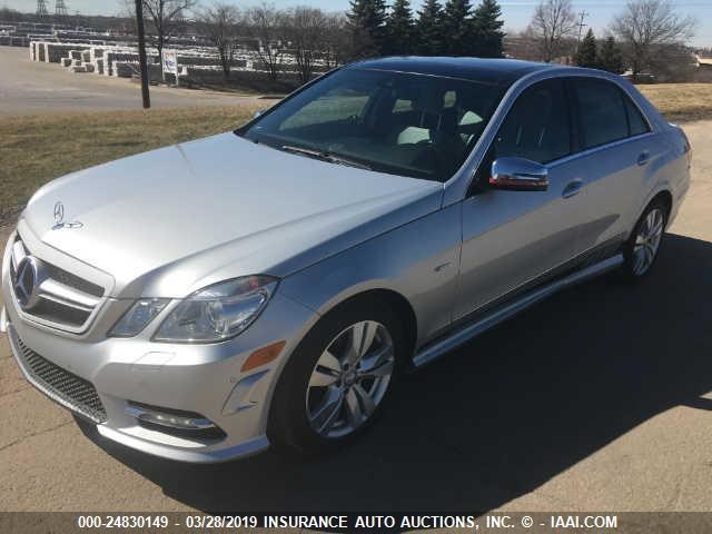 WDDHF2EB8CA529014 - 2012 MERCEDES-BENZ E 350 BLUETEC SILVER photo 2