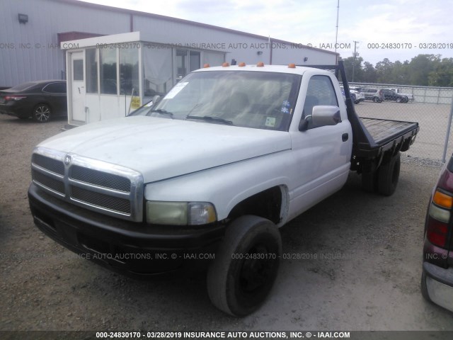 1B6MC36C6RS715480 - 1994 DODGE RAM 3500 ST WHITE photo 2