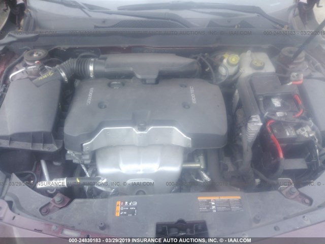 1G11C5SL3FF115335 - 2015 CHEVROLET MALIBU 1LT წითელი ფოტო 10