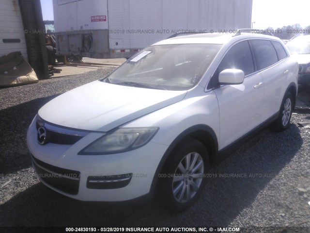 JM3TB38C970120095 - 2007 MAZDA CX-9 WHITE photo 2